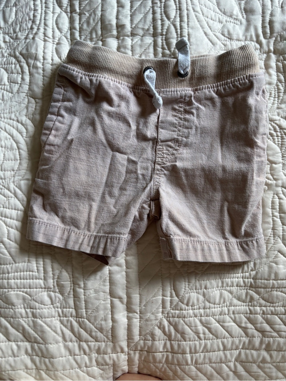 Cat & Jack Light Tan Knit Drawstring Shorts